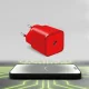 Sbs 20W GaN Wall Charger with Power Delivery, Red