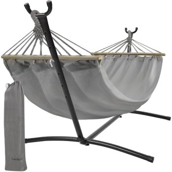 Garden Hammock with Frame 200x150cm Gardlov 25466