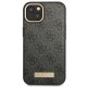 Guess 4G Logo Plate MagSafe Case for iPhone 14 Plus - Black