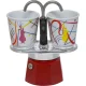Bialetti MINI EXPRESS Kandinsky Espresso Maker Set with 2 Cups