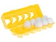 Educational Shape Sorter Puzzle - Fruit Eggs (12 pcs)