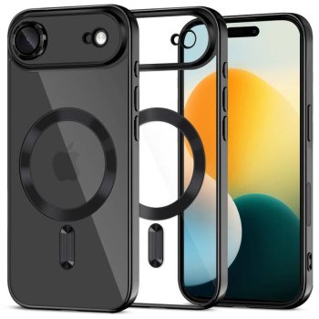 Tech-Protect iPhone 17 Air Case MagFlex MagSafe, Clear Black