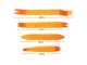 Car trim removal tool set, 4 pcs, orange