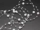White Pearl Christmas Tree Garland 5m 8mm