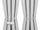 Magnetic Curtain Tiebacks 2 pcs White