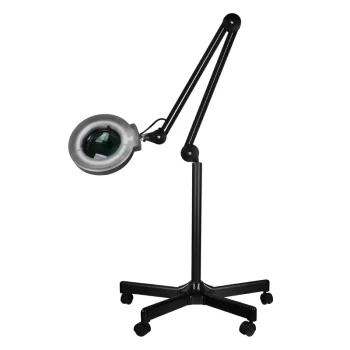 Activeshop S5 LED Magnifying Lamp with Stand, 5 Diopters, Black