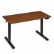 ModernHome Electric Height Adjustable Desk 140x60 cm, 72-118 cm, Dark Oak