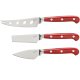 Berkel Cheese Set: Acacia Board + 3 Cheese Knives