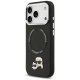 Karl Lagerfeld Karl & Choupette Pins MagSafe Case for iPhone 17 Pro Max, Black
