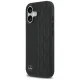 Mercedes iPhone 17 Case Leather Laurel Leaves MagSafe, Black