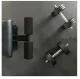 Neo-Sport Puzzle Mat for Yoga Fitness Gym 60x60x1cm, Set of 6 Pcs., Black
