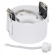 Maclean MCE457 Recessed Spotlight, GU5.3, 70x40mm, White