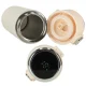 Thermal Mug with Mouthpiece and LED Display, 350ml, Beige