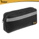 Purlov Hands-Free Dog Leash with Waist Belt for Running, Black/Yellow