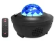 LED RGB Star Projector & Night Light with Bluetooth Speaker and Remote, Black