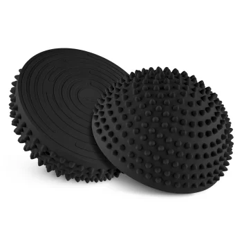 Sensory Balance Pods 4FIZJO SensoKid for Exercises 2 pcs, Black