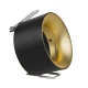 Maclean MCE457 B/G Flush Mount Ceiling Downlight, GU5.3, Black/Gold