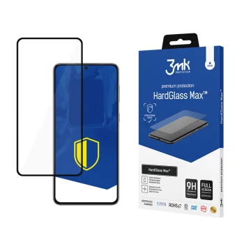 Reinforced Tempered Glass 3mk HardGlass Max for Samsung Galaxy S21+ 5G, Black