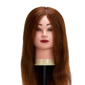 Gabbiano WZ1 Hairdressing Training Head, Natural Hair 42 cm, Color 4H