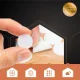 Ruhhy Self-Adhesive Hook and Loop Dots 18mm 500 pcs, White