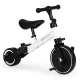 ECOTOYS 2-in-1 Kids Tricycle Balance Bike with Removable Parent Handle for Toddlers, white