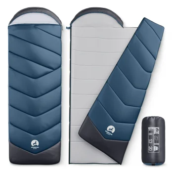 Mountain Goat STANDARD Mummy Sleeping Bag Navy Blue