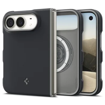 Spigen Nano Pop MagSafe dėklas iPhone Duo, juodas ir pilkas