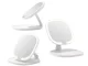LED Makeup Mirror Foldable USB Rechargeable 3 Light Modes