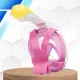 Bakalu Full Face Snorkeling Mask S/M with GoPro Mount, White/Pink