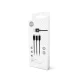Setty KN3W1-01 3-in-1 USB to Lightning / USB-C / microUSB Cable 1m 2A Black
