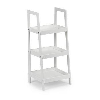 ModernHome 3-Tier Ladder Shelf Nightstand, White