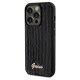 Guess iPhone 14 Pro vāciņš Sequin Script Metal, melns