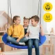 4FIZJO XXL Garden Nest Swing for Kids 120 cm, Blue