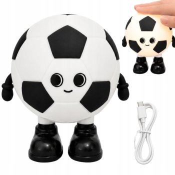 Silicone LED Night Light Football, RGB, 3 Modes