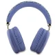 Guess GCube Metallic Script Logo Bluetooth Headphones Purple