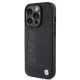 BMW iPhone 15 Pro Max Case Leather Hot Stamp, Black