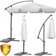 Salokāms dārza lietussargs, saulessargs, 6 segmentu, pelēks, 300cm | Folding Garden Umbrella