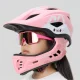 Rockbros TT-32001 Rabbit Children\'s Bike Helmet with Detachable Chin S (48-52) - Pink