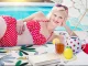 Waterproof Beach Blanket & Picnic Mat with Palm Print 200x200 cm