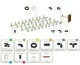 Non-Pressure Watering System KLASIKA SPIDER 4 (up to 40 Plants)