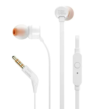 Wired In-Ear Headphones JBL T110 3.5mm White