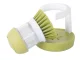 Dishwashing Brush with Soap Dispenser and Stand, Green