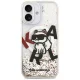 Karl Lagerfeld Liquid Glitter Choupette MagSafe Case for iPhone 17 Clear