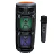Wireless Bluetooth Speaker ABS-8208 with Microphone & LED, 40W, Black