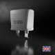 SBS UK Travel Adapter Type G, White