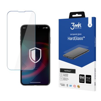 Rūdītais stikls iPhone 14 Pro 9H no 3mk HardGlass sērijas