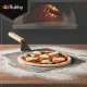 Ruhhy 00021746 Pizza Peel with Silicone Mitt, Silver/Brown