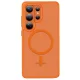 Tech-Protect Magmat MagSafe Case for Samsung Galaxy S26 Ultra - Matte Orange