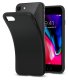 Apple iPhone 7 / 8 / SE (2020) (2022) 4.7\" Matte TPU Case Cover Shell, Black