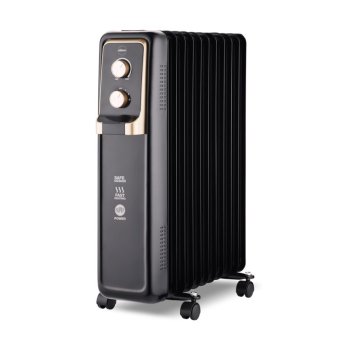 Eļļas radiators ELDOM HO110C ribby 2500W ar termostatu, melns